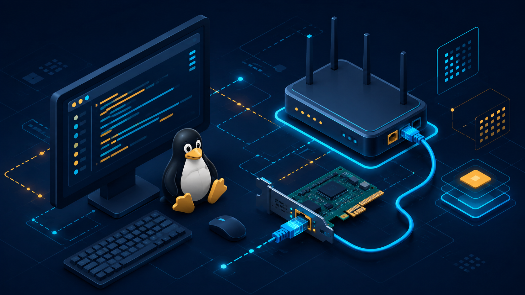 Настройка сети Linux через Netplan: IP, маршруты и DNS